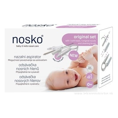 Nosko odsávačka nosních hlenů Original Set připojitelná k vysavači – Zboží Mobilmania