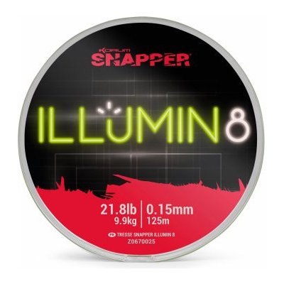 Korum Šňůra Snapper Illumin 8 Braid 125m 0,15mm 21,8lb – Hledejceny.cz
