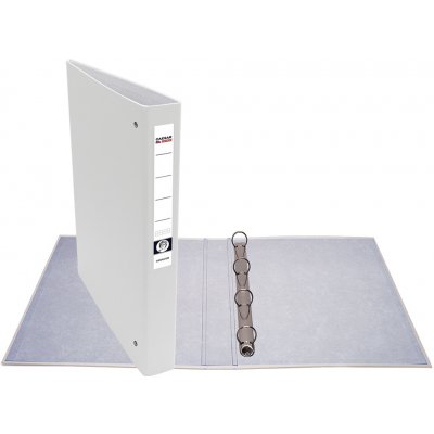 Caesar Office Imperator, pořadač 4-kroužkový A4 PP 4 cm, bílý – Zboží Živě