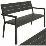 tectake zahradní lavice line tmavě šedá 403546 – Zbozi.Blesk.cz