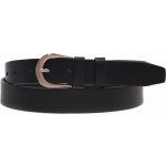 Dámský kožený opasek Špongr 3011 černý – Zboží Dáma