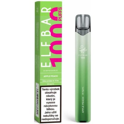 Elf Bar Apple Peach 20 mg 1000 potáhnutí – Zboží Dáma