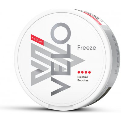 British American Tobacco Velo Freeze Menthol X-Strong 15,5 mg/g 20 sáčků – Zboží Dáma