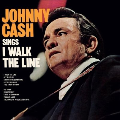 Cash Johnny - I Walk the Line Limited Coloured Orange Re-Issue Vinyl Edition LP