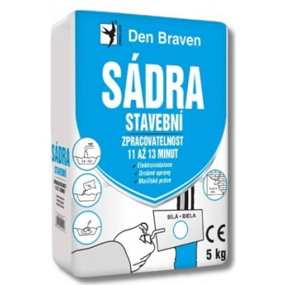 DENB sádra stavební 5kg – Zboží Mobilmania