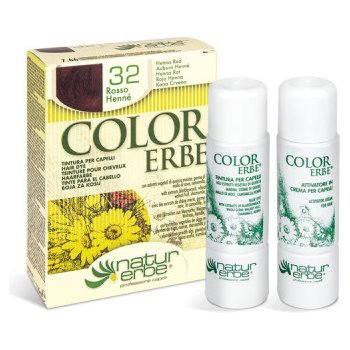 Color Erbe přírodní barva na vlasy 32 henna červená Natur Erbe 135 ml