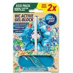 AMBI PUR WC Active gel blok 2 x 45 g vodní květy – Zboží Dáma