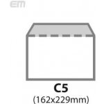 Dopisní obálka C5, bílá 80g, 500ks, s páskou, vnitřní potisk – Zboží Živě