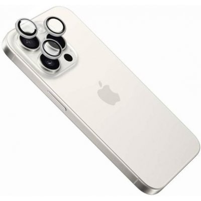 FIXED ochranné sklo Camera Glass pro Apple iPhone 16 Pro/16 Pro Max bílý titan FIXGC2-1402-WH – Zboží Živě