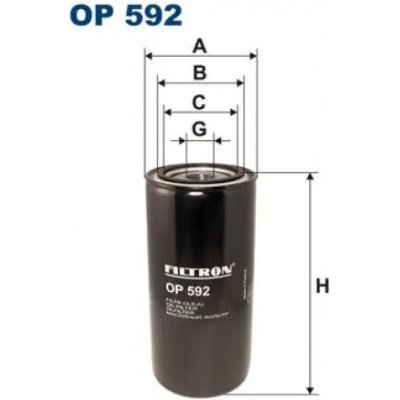 FILTRON Filtr hydrauliky OP 592 – Hledejceny.cz