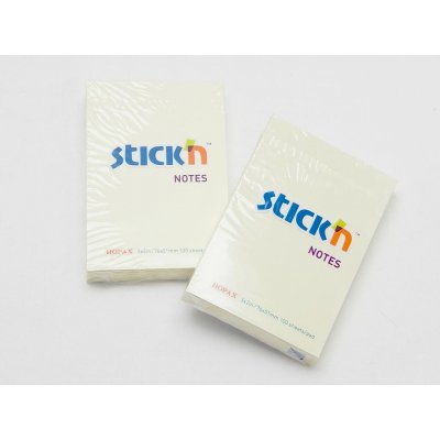 Stick´n Samolepicí bloček, pastelově žlutá, 76 x 51 mm, 100 listů, STICK N 21006 ,balení 100 ks 536602 – Hledejceny.cz
