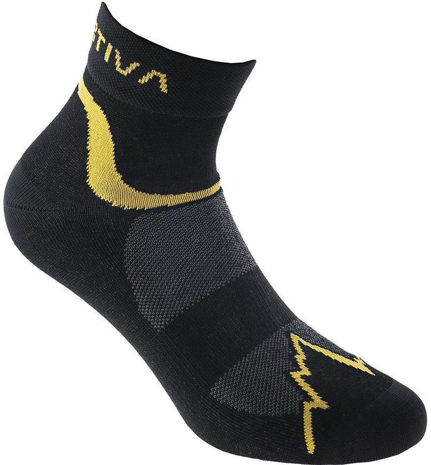 La Sportiva Fast Running Socks Black/Yellow