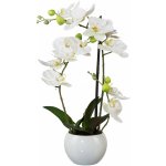Umělá Orchidej v květináči, 42 cm – Zboží Mobilmania