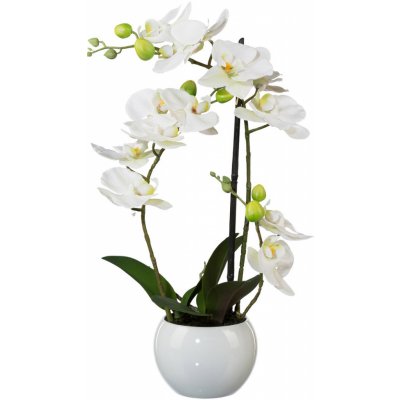 Umělá Orchidej v květináči, 42 cm – Zbozi.Blesk.cz