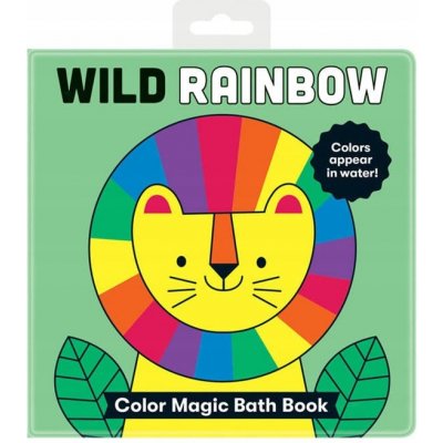 Mudpuppy Wild Rainbow Color Magic Bath Book