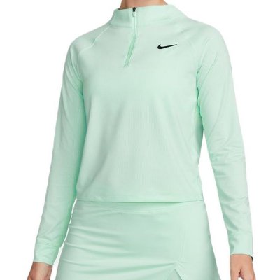 Nike Court Dri-Fit Victory Top Long Sleeve mint foam/black