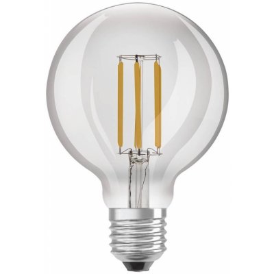 Ledvance LED žárovka E27 G95 4W = 60W 840lm 3000K Teplá bílá 320° Filament Ultra Efficient