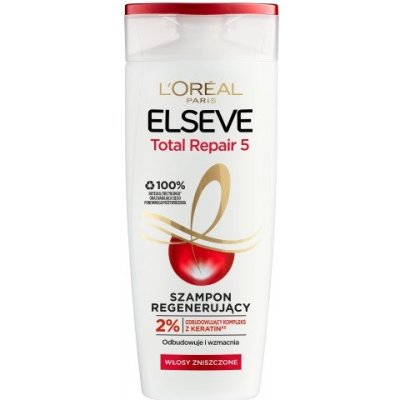 L'Oreal Paris Elseve Total Repair 5 regeneračný šampón na poškodené vlasy 400 ml – Zbozi.Blesk.cz