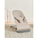 BabyBjörn Bouncer Bliss Sand šedá cotton