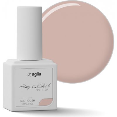 Aglia STAY NAKED One Step jednofázový gel lak na nehty 3v1 HEMA FREE 8 ml – Sleviste.cz
