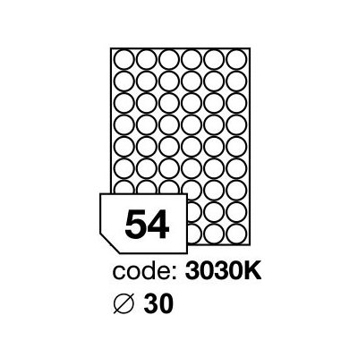 Rayfilm R0102.3030KD odnímatelné etikety kulaté 30mm 300 listů – Zbozi.Blesk.cz