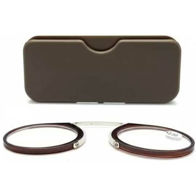Cvikr nosní dioptrické brýle na čtení v pouzdru Brown – Zboží Dáma