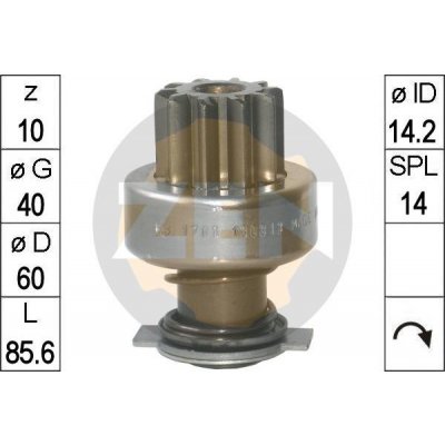 Pastorek startéru Iskra 16.902.532 – Zboží Mobilmania