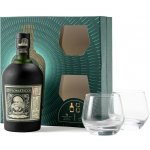 Diplomatico Reserva Exclusiva 12y 40% 0,7 l (dárkové balení 2 sklenice) – Hledejceny.cz