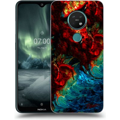 Pouzdro Picasee silikonové Nokia 7.2 - Universe čiré