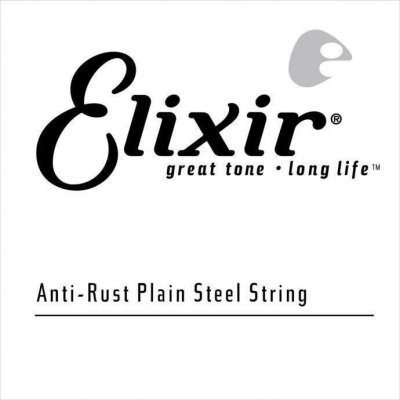 Elixir 011 Anti Rust Plain Steel Guitar String 13011 – Zboží Mobilmania