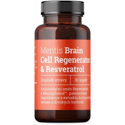 Mentis Lab Mentis Brain cell Regenerator & Resveratrol, 30 kapslí