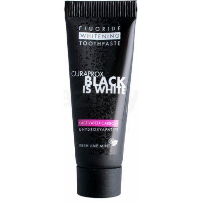 Curaprox Black is White zubní pasta 10 ml – Zboží Mobilmania
