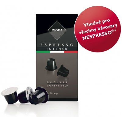 Rioba Kávové kapsle Espresso Intenso pro Nespresso 11 ks – Zboží Mobilmania