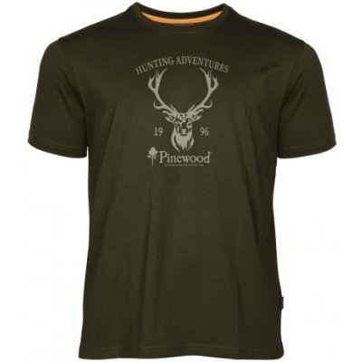 Tričko Pinewood Red Deer 24 Green – Zboží Mobilmania