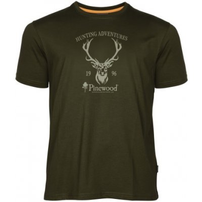 Tričko Pinewood Red Deer 24 Green – Zboží Dáma