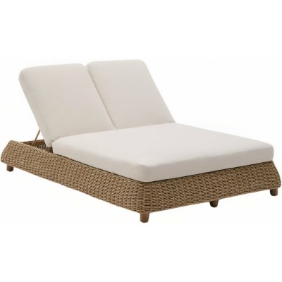 Kave Home Zahradní dvoulehátko Meria béžové – Sleviste.cz