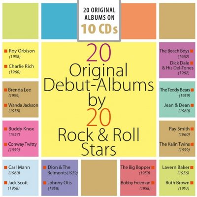 Various - 20 Original Debut Albums By 20 Rock & Roll Stars / 10C – Zboží Mobilmania