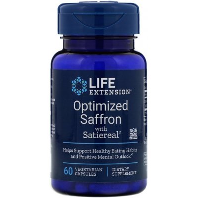 Life Extension Optimized Saffron with Satiereal 60 vegetariánské kapsle – Hledejceny.cz