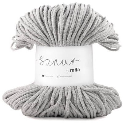 Bavlněná šňůra MILA 5mm - Šedá jasná/P02 – Hledejceny.cz