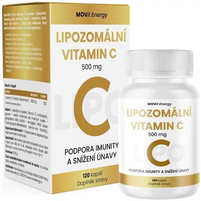 MOVit Energy Lipozomální Vitamin C 500 mg 120 kapslí – Zboží Živě