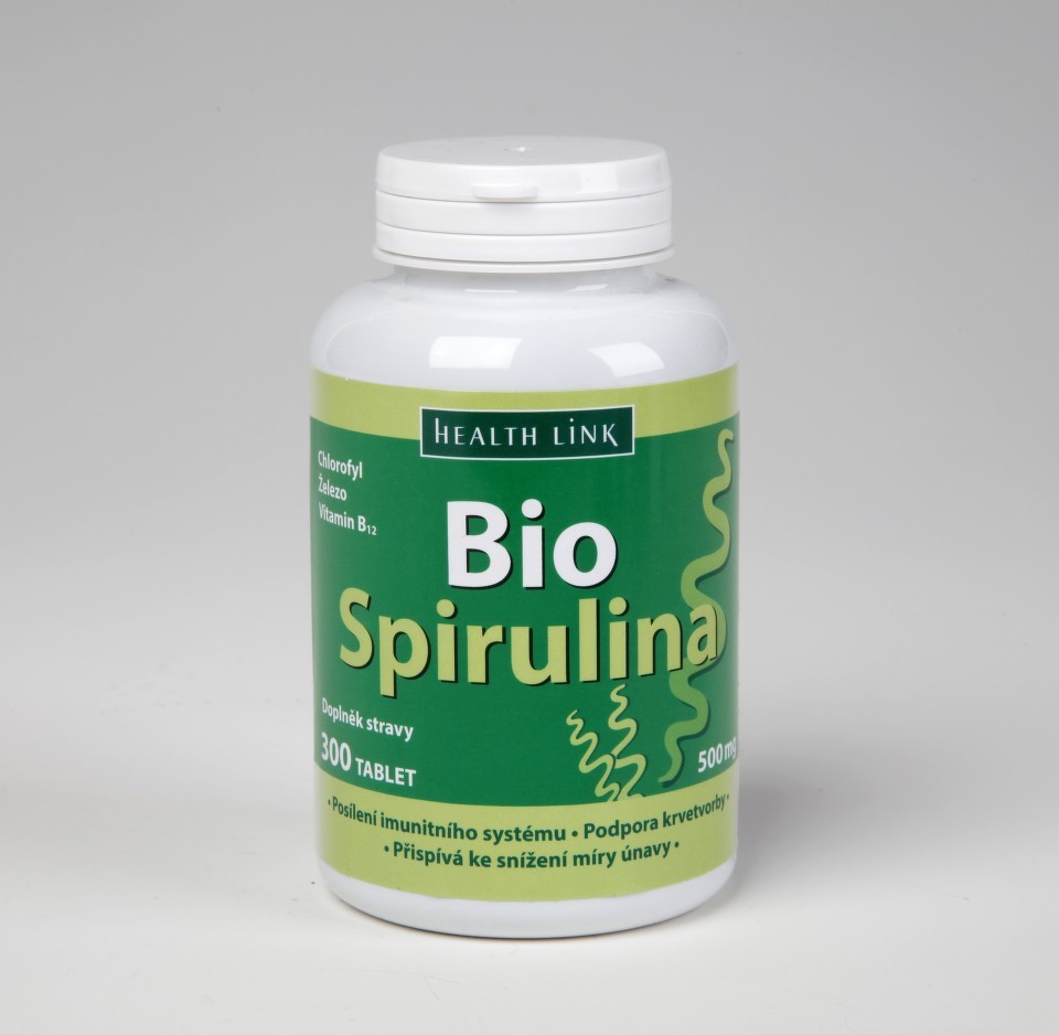 Health Link Bio Spirulina 500 mg 300 tablet od 235 Kč - Heureka.cz