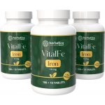 Herbatica Zvýhodněný set: 3× Železo 14 mg 110 tablet – Hledejceny.cz