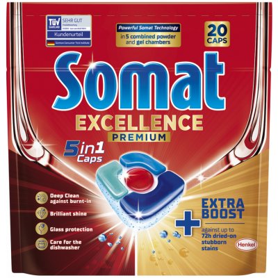 Somat Excellence 4v1 tablety do myčky 20 ks – Zbozi.Blesk.cz