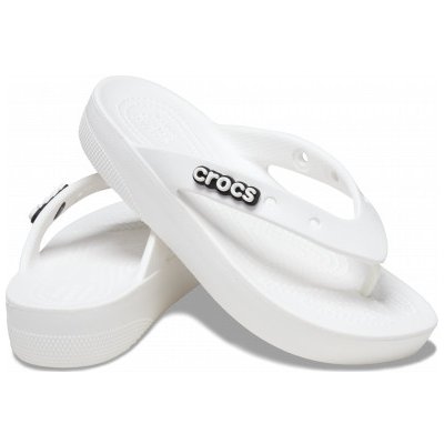 Crocs Classic Platform Flip 207714-100 bílá