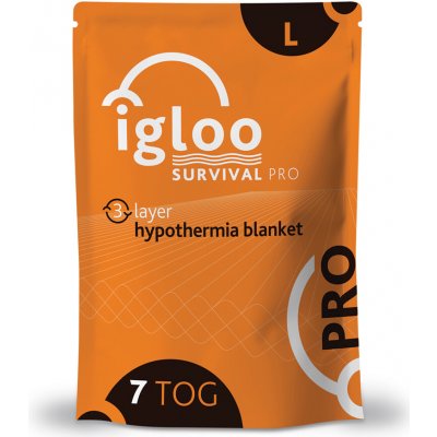 Igloo Pro hypotermická deka L - Emergency Orange – Hledejceny.cz