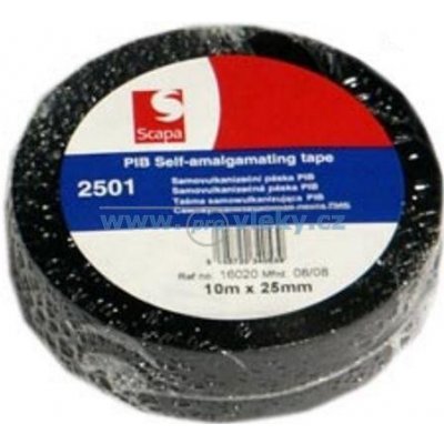 Tanatech Páska vulkanizační 25mm x 10m černá – Sleviste.cz