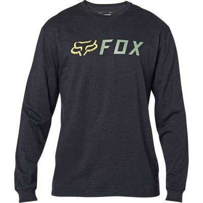 Fox tričko s dlouhým rukávem Apex Ls Tee FW20 Black černá – Zboží Mobilmania