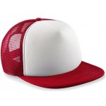 Beechfield Snapback Trucker dětská červeno-bílá – Zboží Dáma
