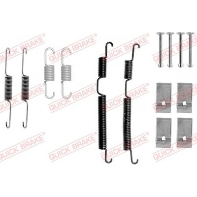 Sada příslušenství, brzdové čelisti QUICK BRAKE 105-0017 | Zboží Auto