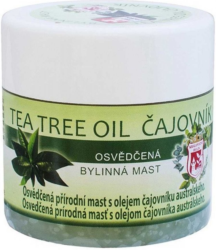 Království bylin Tea Tree Oil Čajovník bylinná mast 150 ml